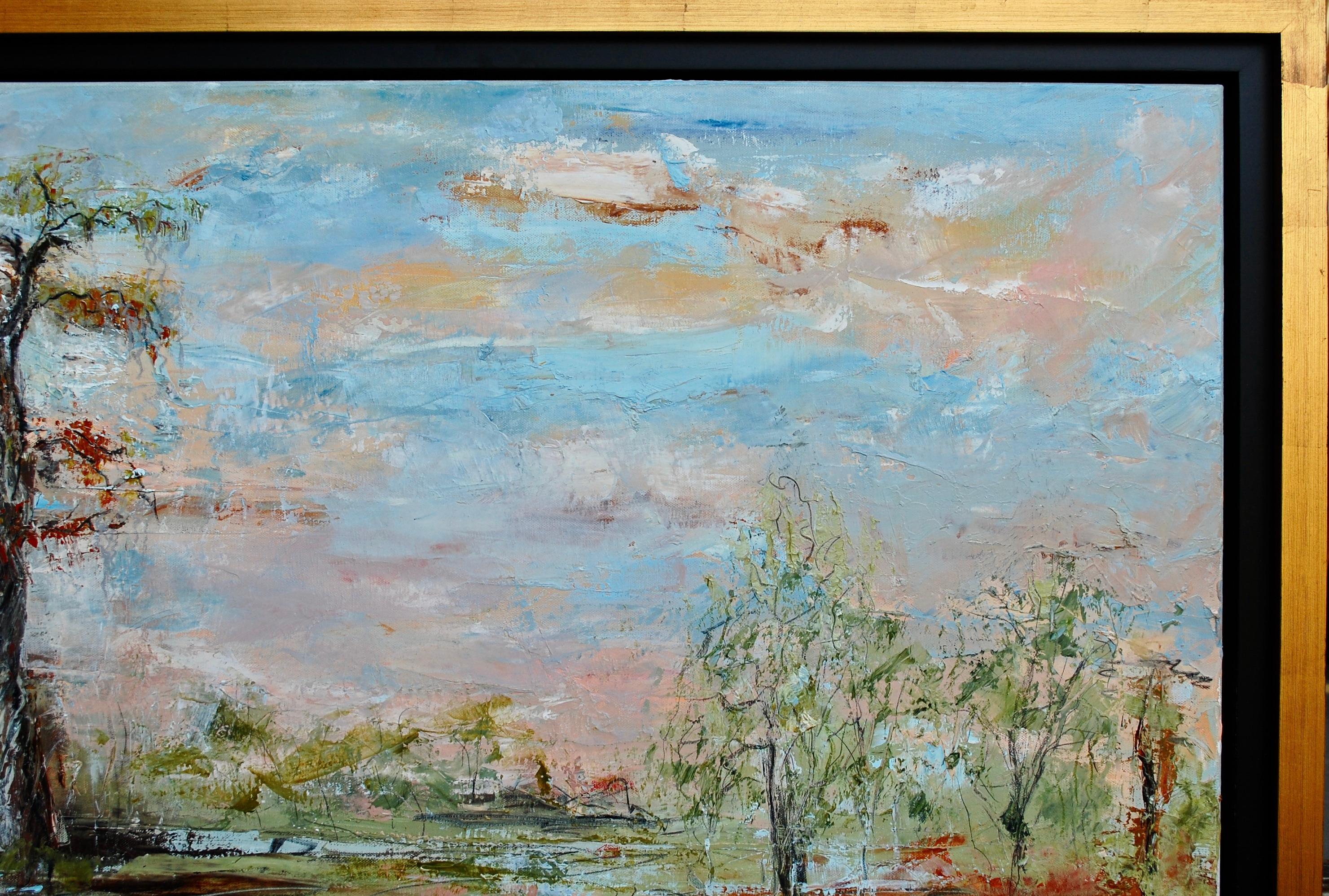Alone Semi-Abstrakte Landschaft (Zeitgenössisch), Painting, von Barry Sons