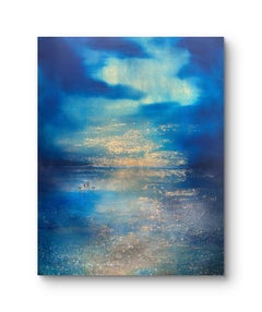 A New Morning II, quadro originale, paesaggio, arte contemporanea, costiera