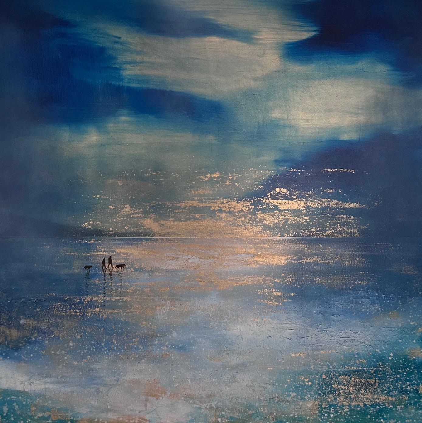 A New Morning, Originalgemälde, Landschaft, zeitgenössische Kunst, Küstenlandschaft