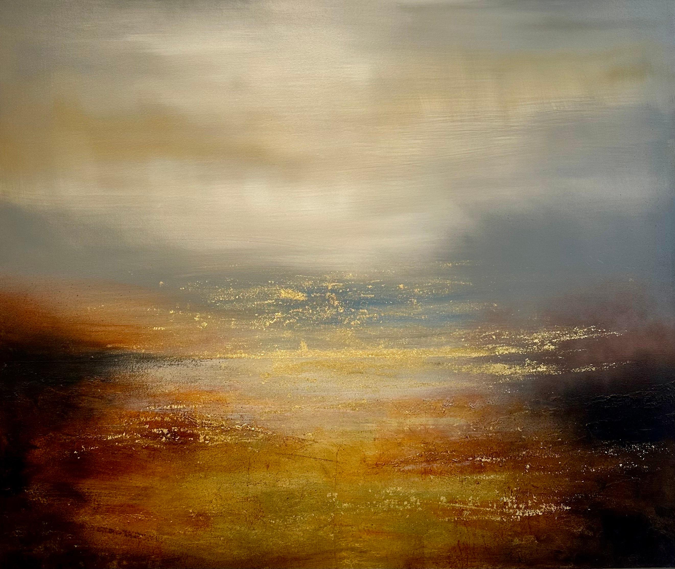 Barry Wilson  Abstract Painting - After the Sunset