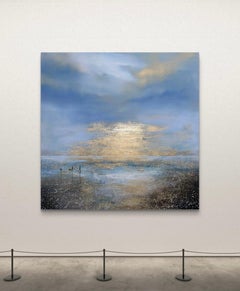 Awakening, original painting, landscape, contemporary art, coastal