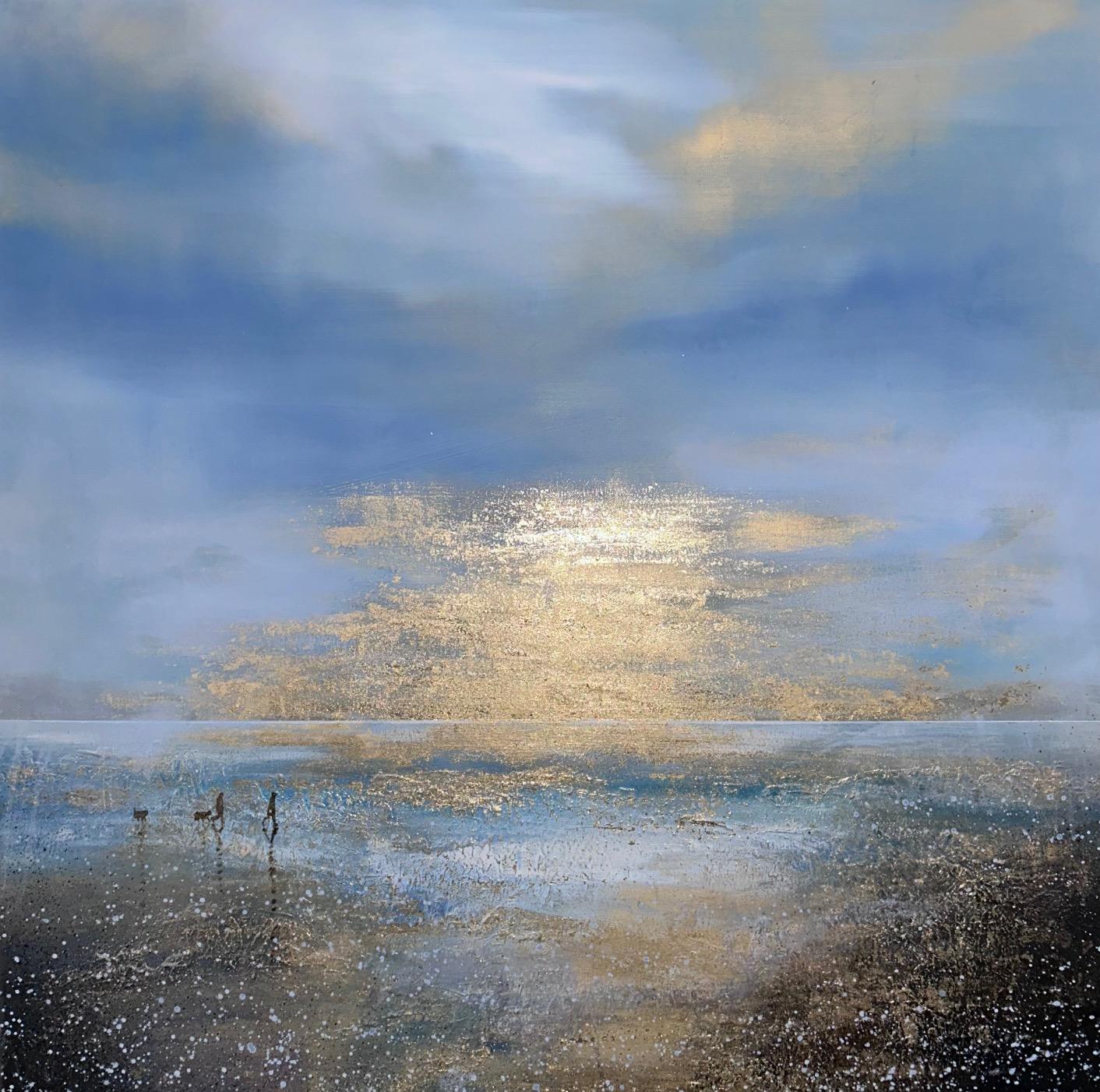 Awakening, original painting, landscape, contemporary art, coastal