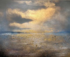 Golden Reflection & Dawn Walk, Diptychon, Originalgemälde, Landschaft