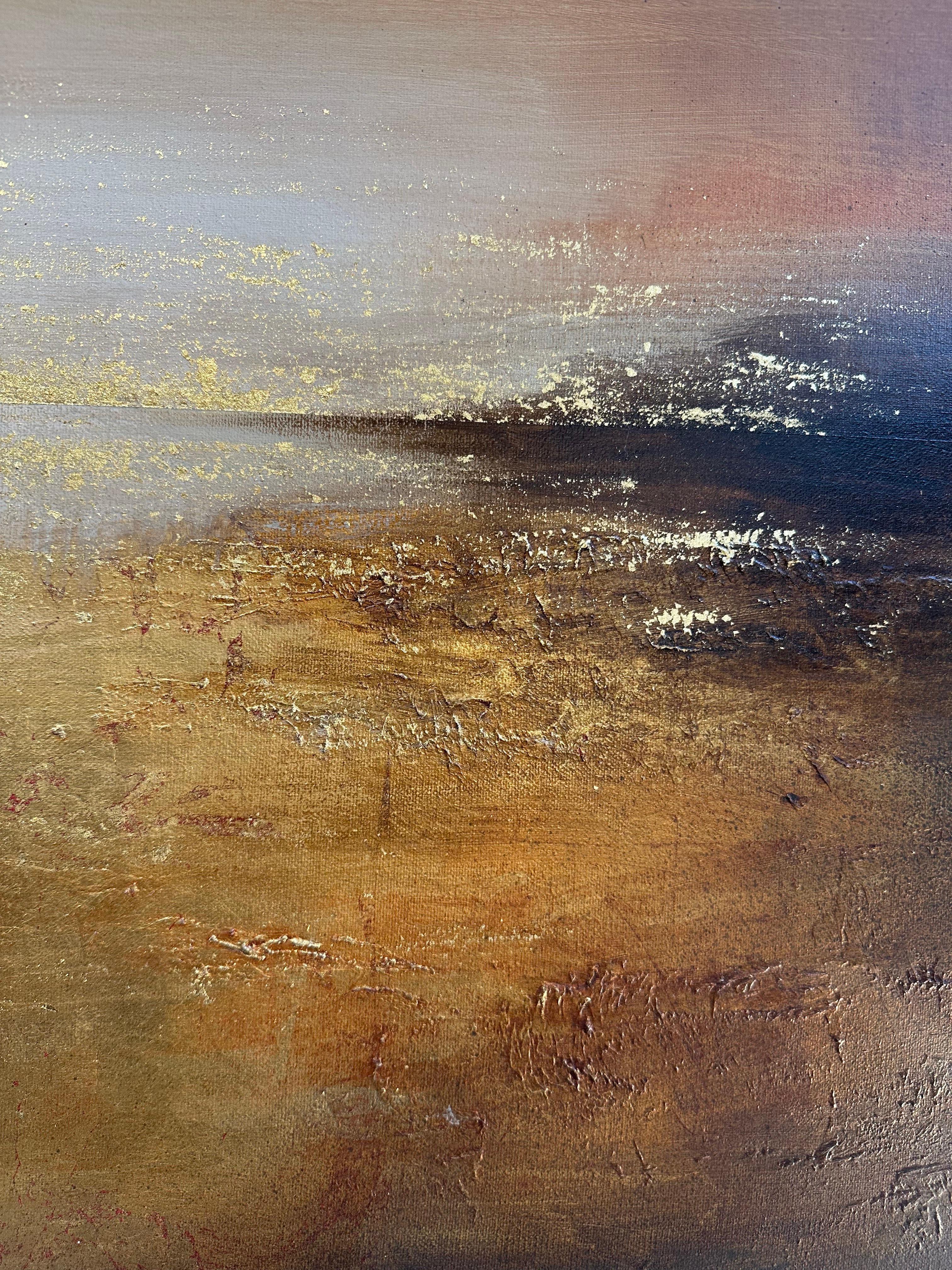Golden Sunset - Painting by Barry Wilson 