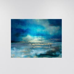 Guilding Light, original painting, landscape, contemporary art, coastal