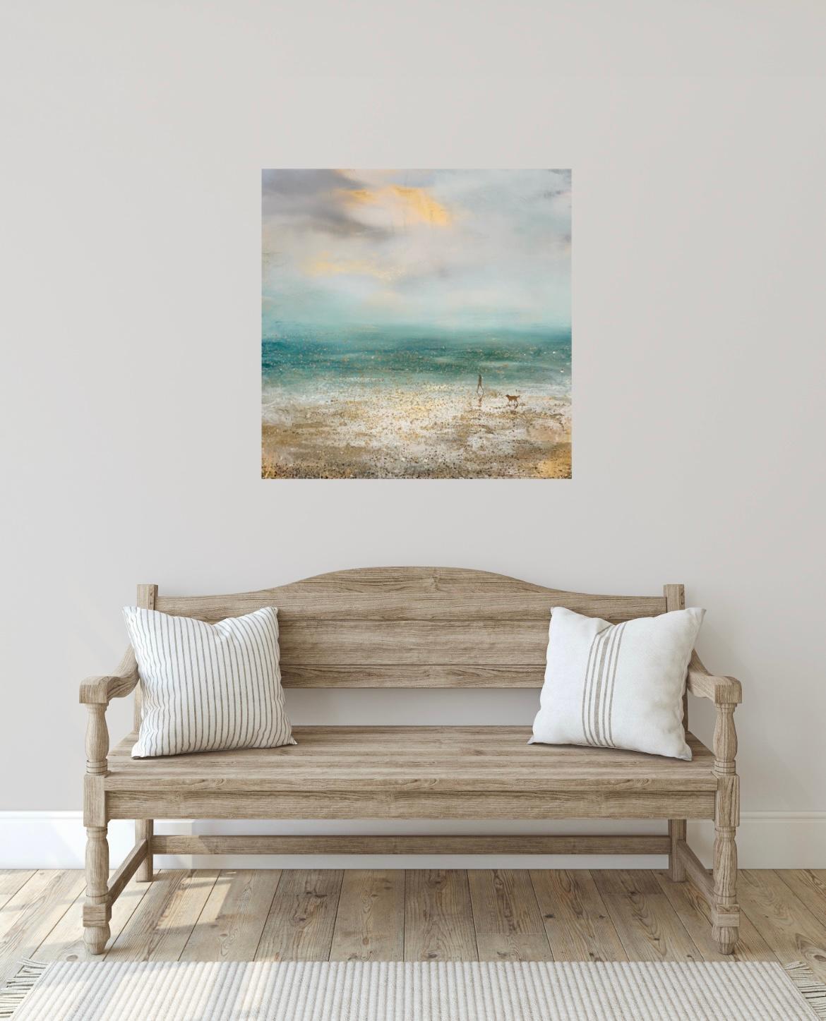 New Season Awakes, Originalgemälde, Landschaft, zeitgenössische Kunst, Küstenlandschaft (Zeitgenössisch), Painting, von Barry Wilson 