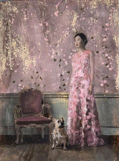 Pink Chinoiserie Framed