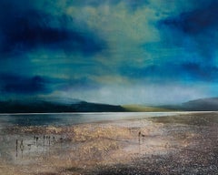 Reflected Sky, original painting, landscape, contemporary art, coastal