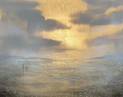 Rhythm of the Sky, original painting, landscape, contemporary art, coastal