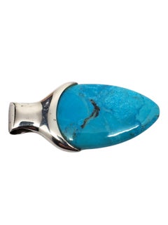 Barse Sterling Silver Turquoise Large Pendant #20743