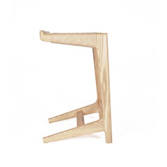 Sgabello da bar, a sbalzo, Corde danesi intrecciate, Legno duro, Mid Century, 28, 29, 30, 31"