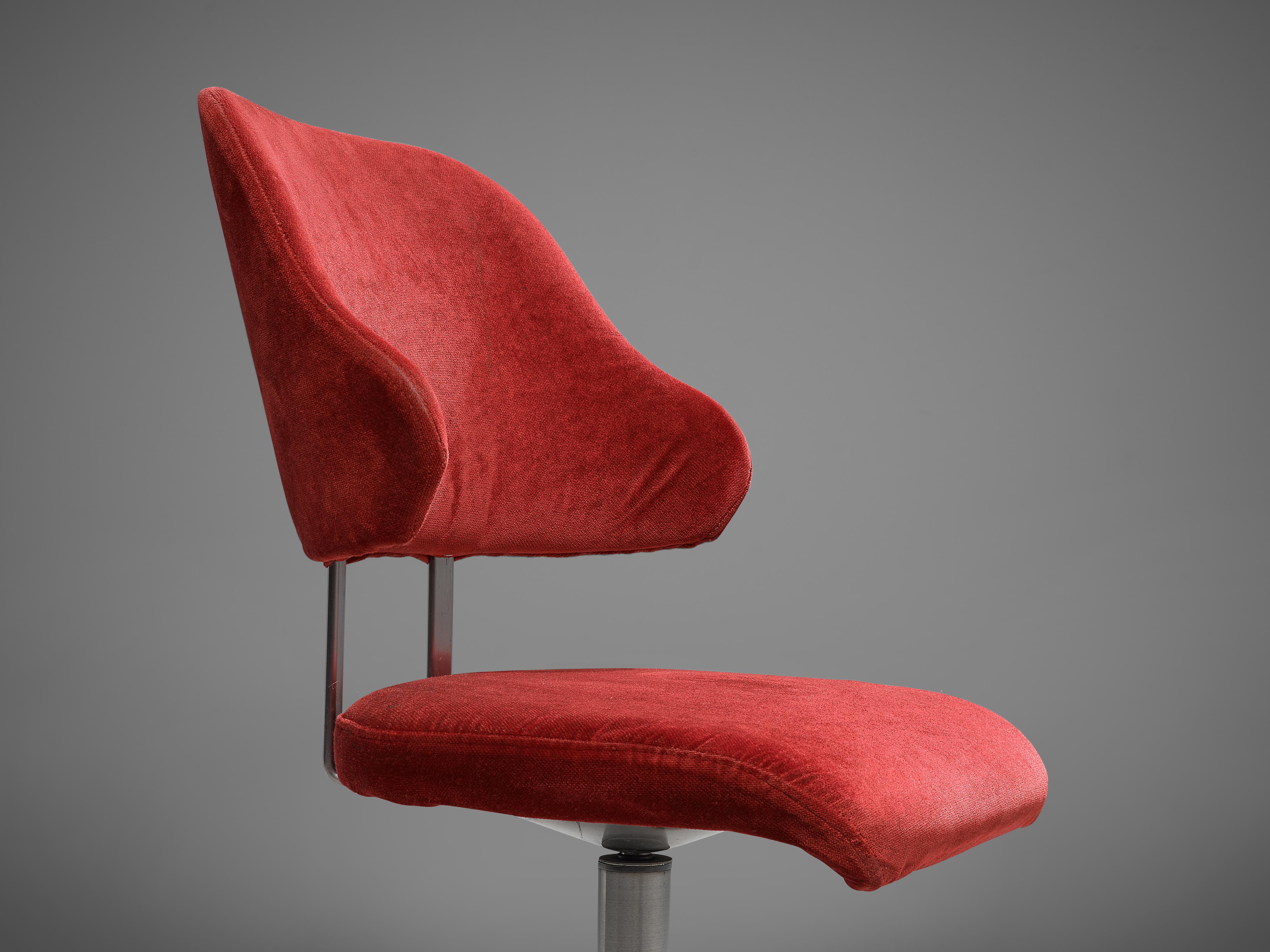 red velvet bar stools