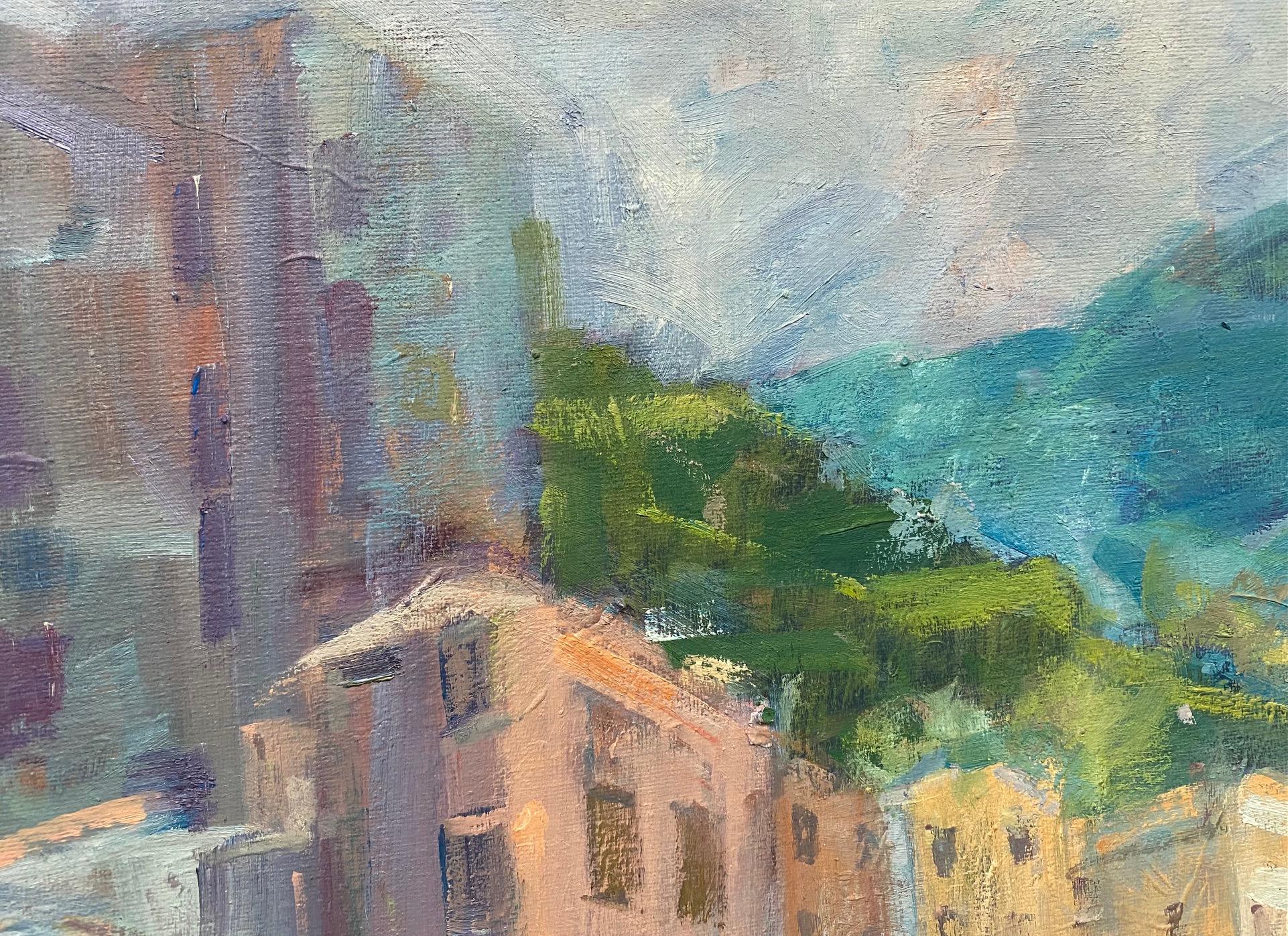Morning Light, Positano, original Italian impressionist landscape 3
