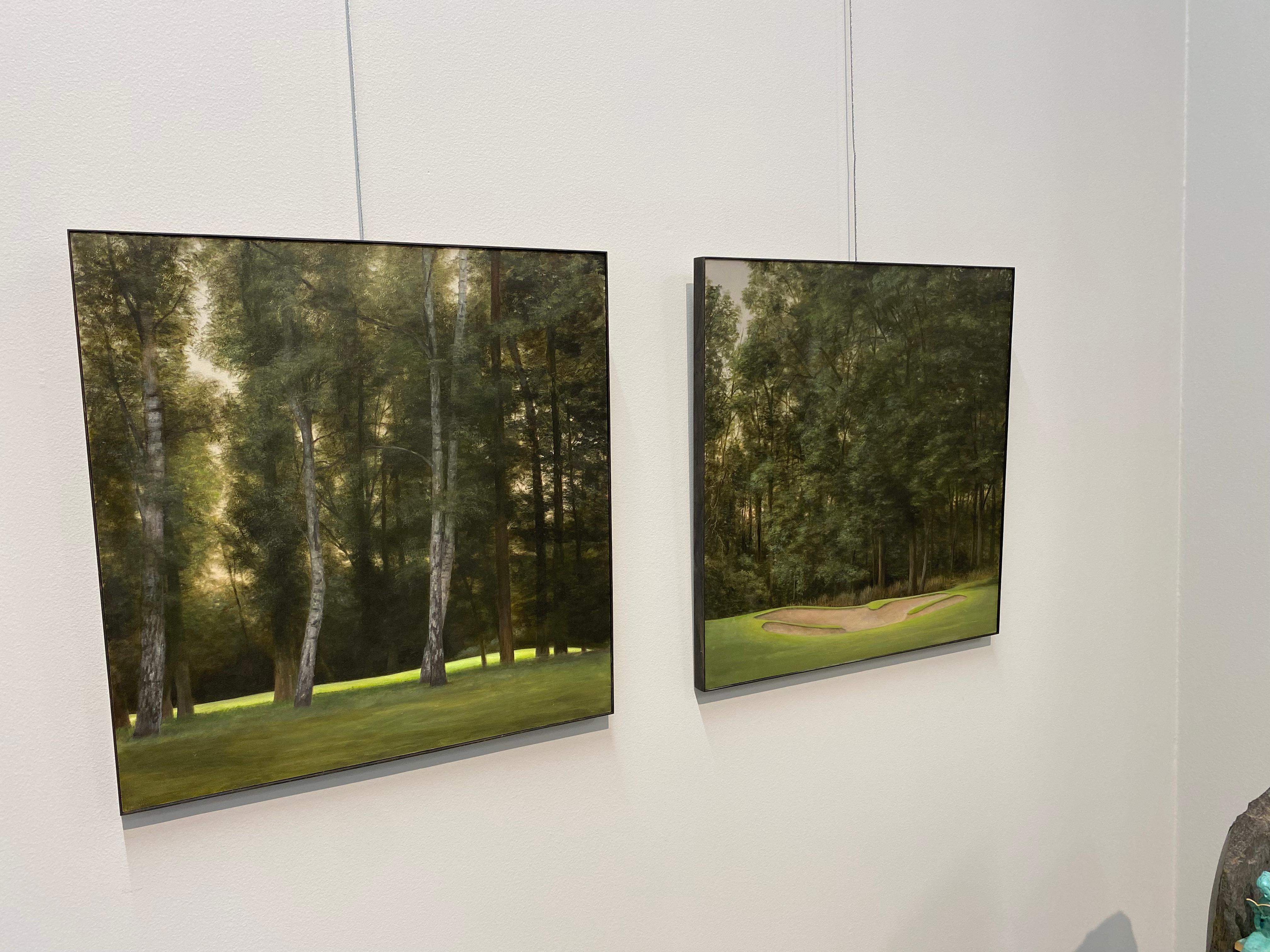 Landschaft mit Bunker -21. Jahrhundert Zeitgenössische Realistische Landschaftsmalerei im Angebot 7