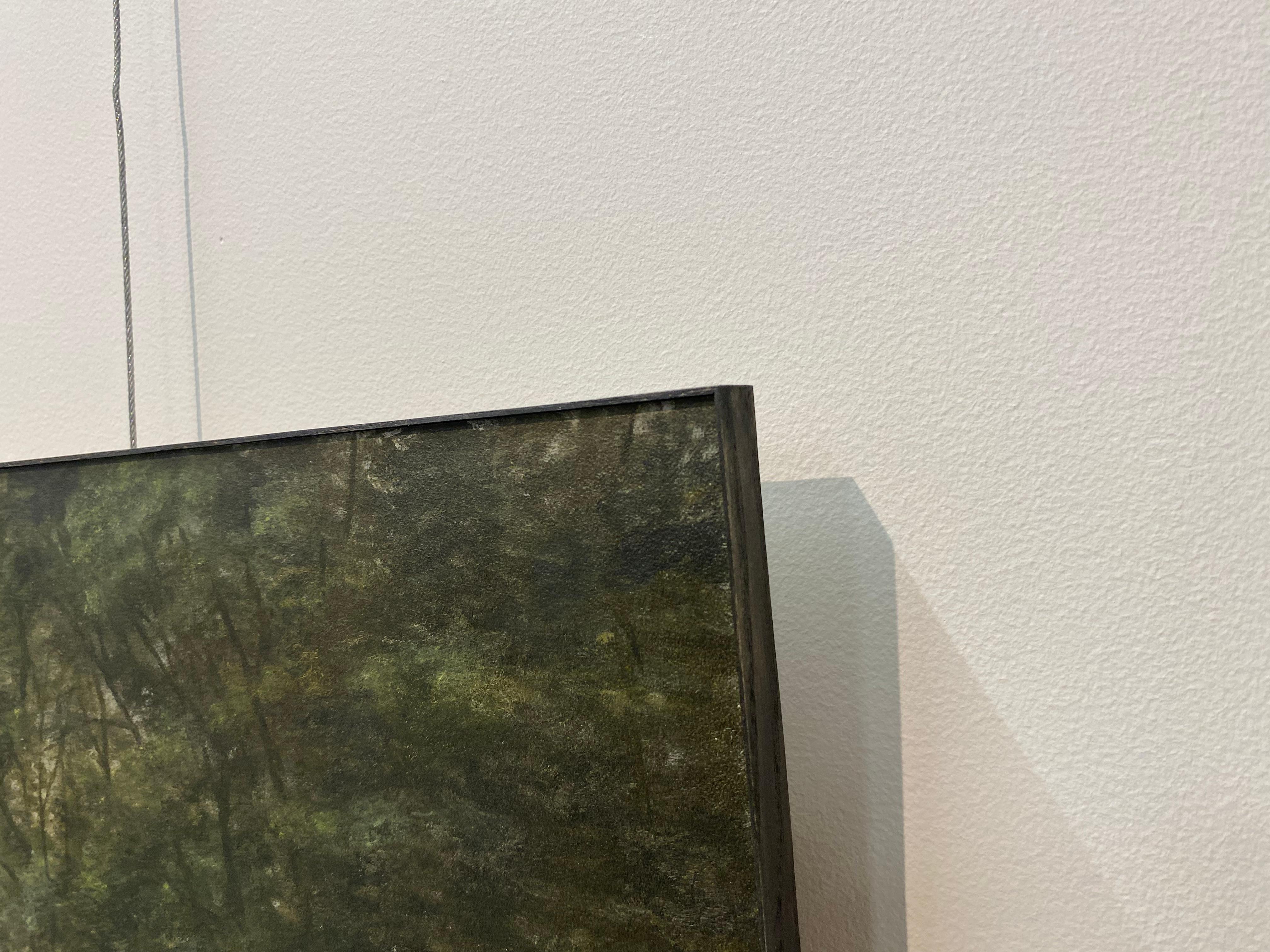 Landschaft mit Bunker -21. Jahrhundert Zeitgenössische Realistische Landschaftsmalerei im Angebot 8