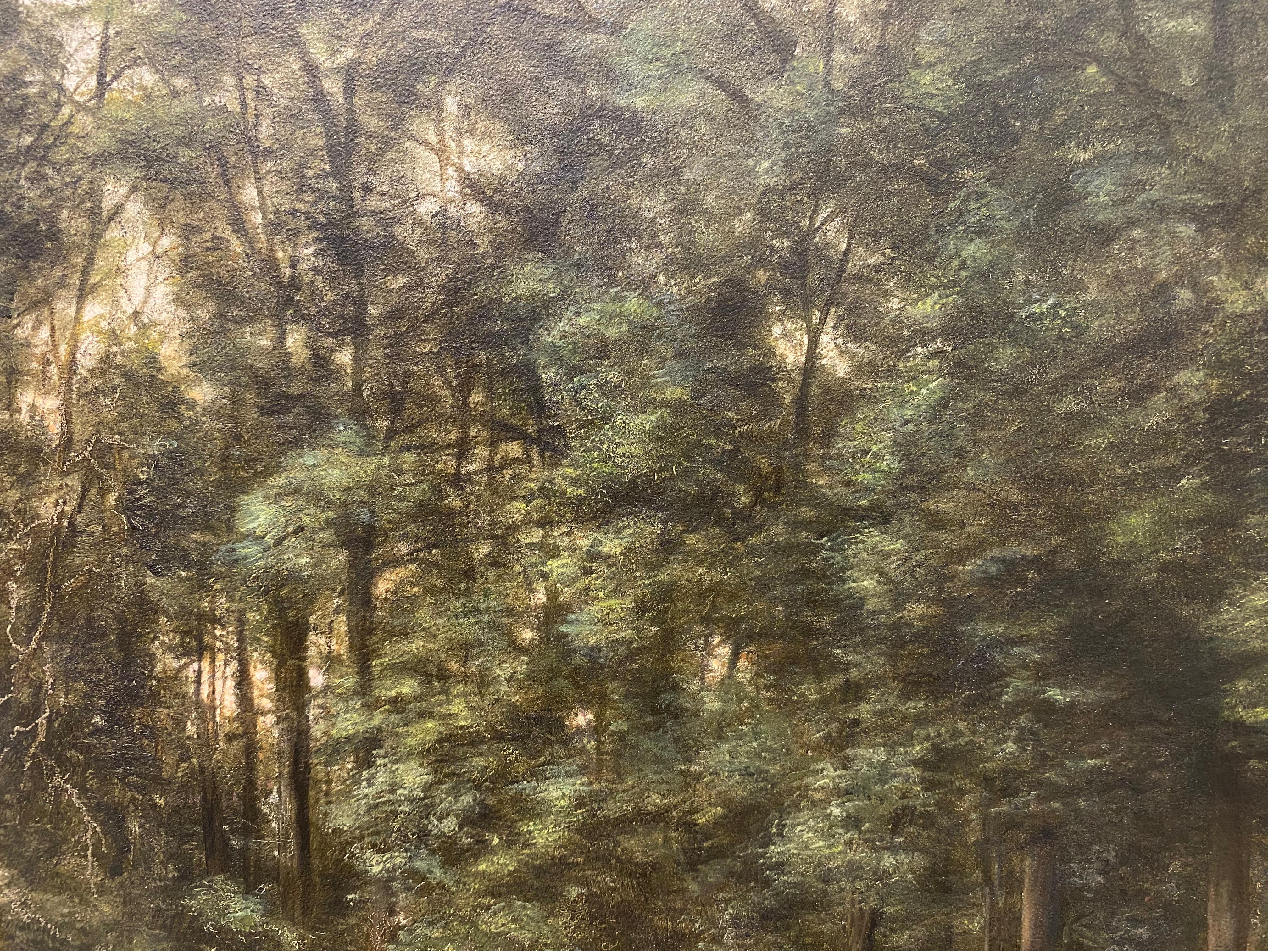Landschaft mit Bunker -21. Jahrhundert Zeitgenössische Realistische Landschaftsmalerei im Angebot 1
