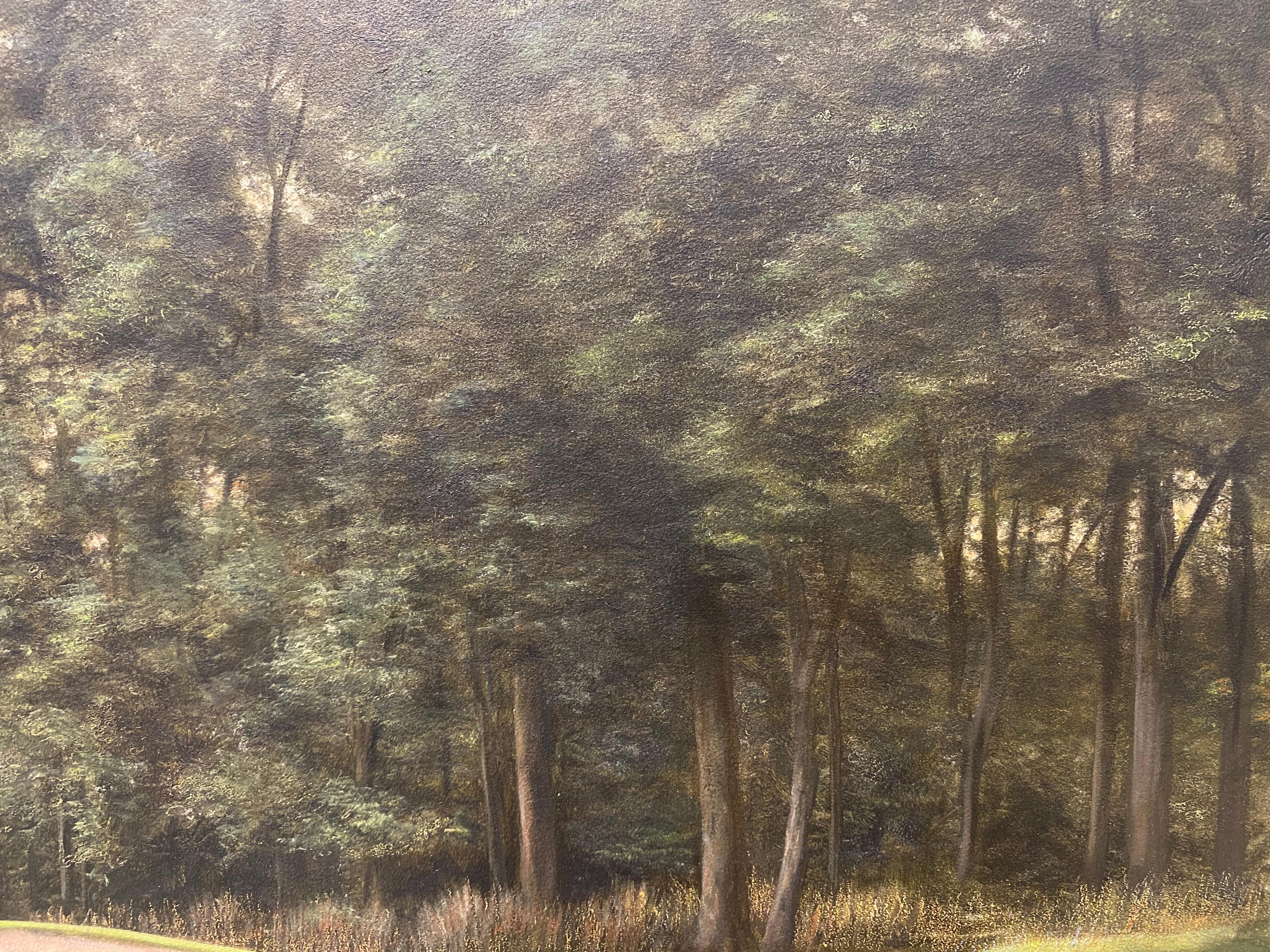 Landschaft mit Bunker -21. Jahrhundert Zeitgenössische Realistische Landschaftsmalerei im Angebot 2