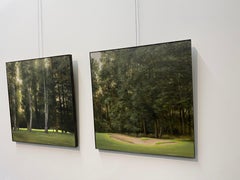 Landscape with Green -21st Century Contemporary Realistic Landscape Painting