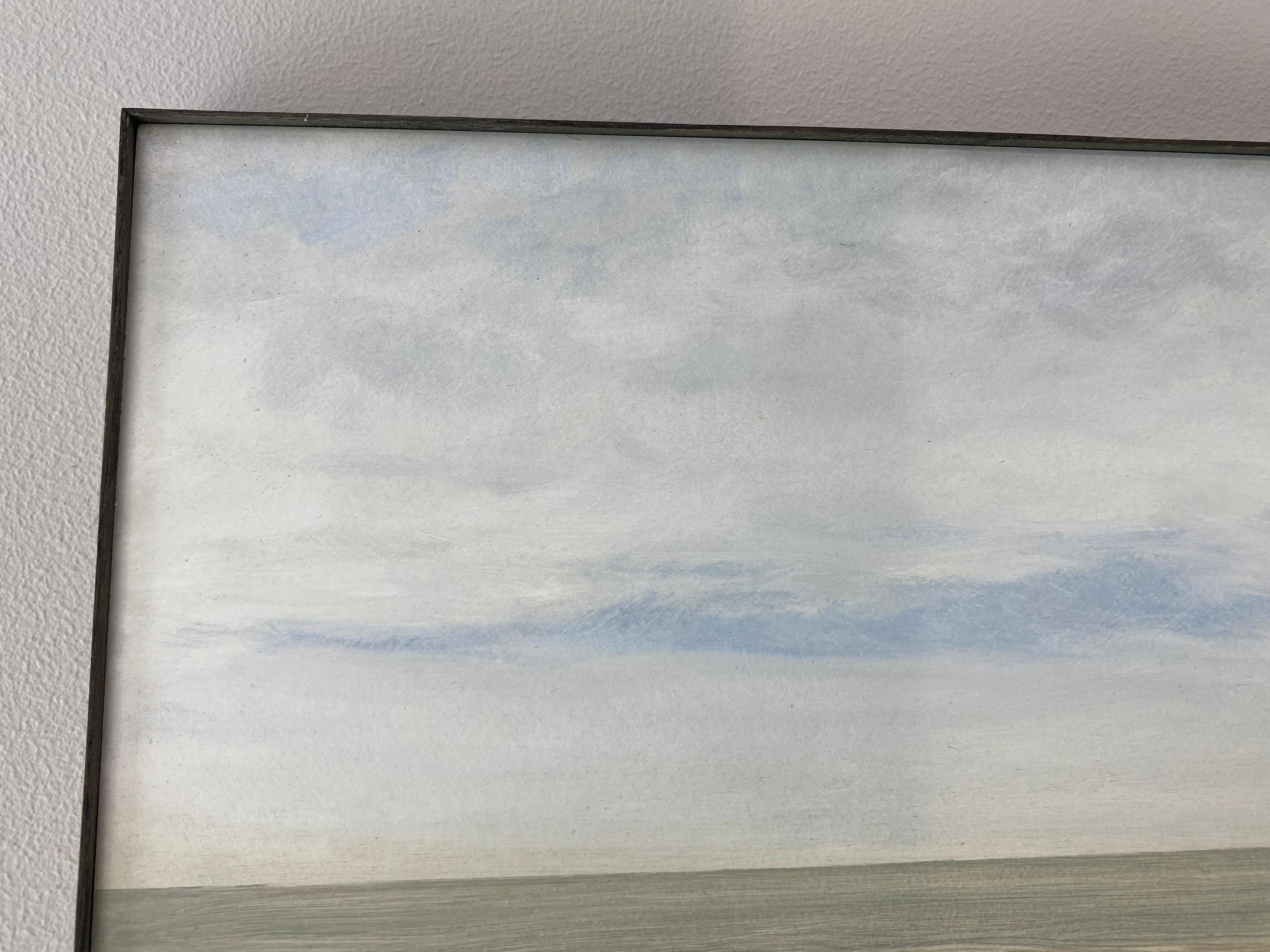 Landschap III - Zeitgenössische realistische Landschaftsmalerei des 21. Jahrhunderts im Angebot 3