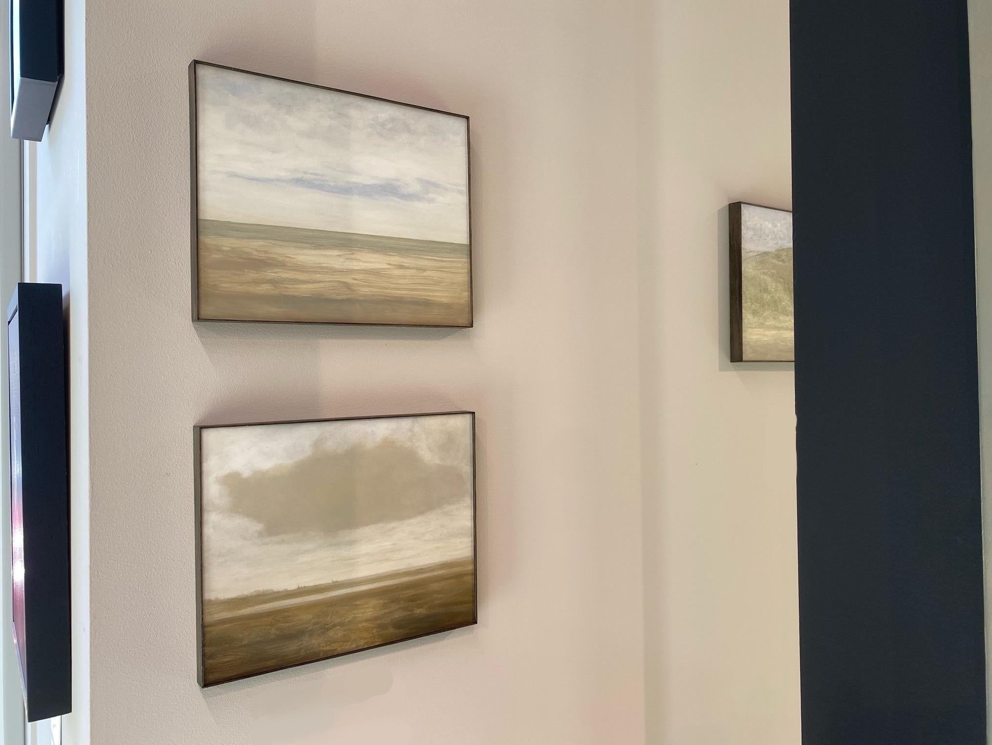 Landschap III - Zeitgenössische realistische Landschaftsmalerei des 21. Jahrhunderts im Angebot 5