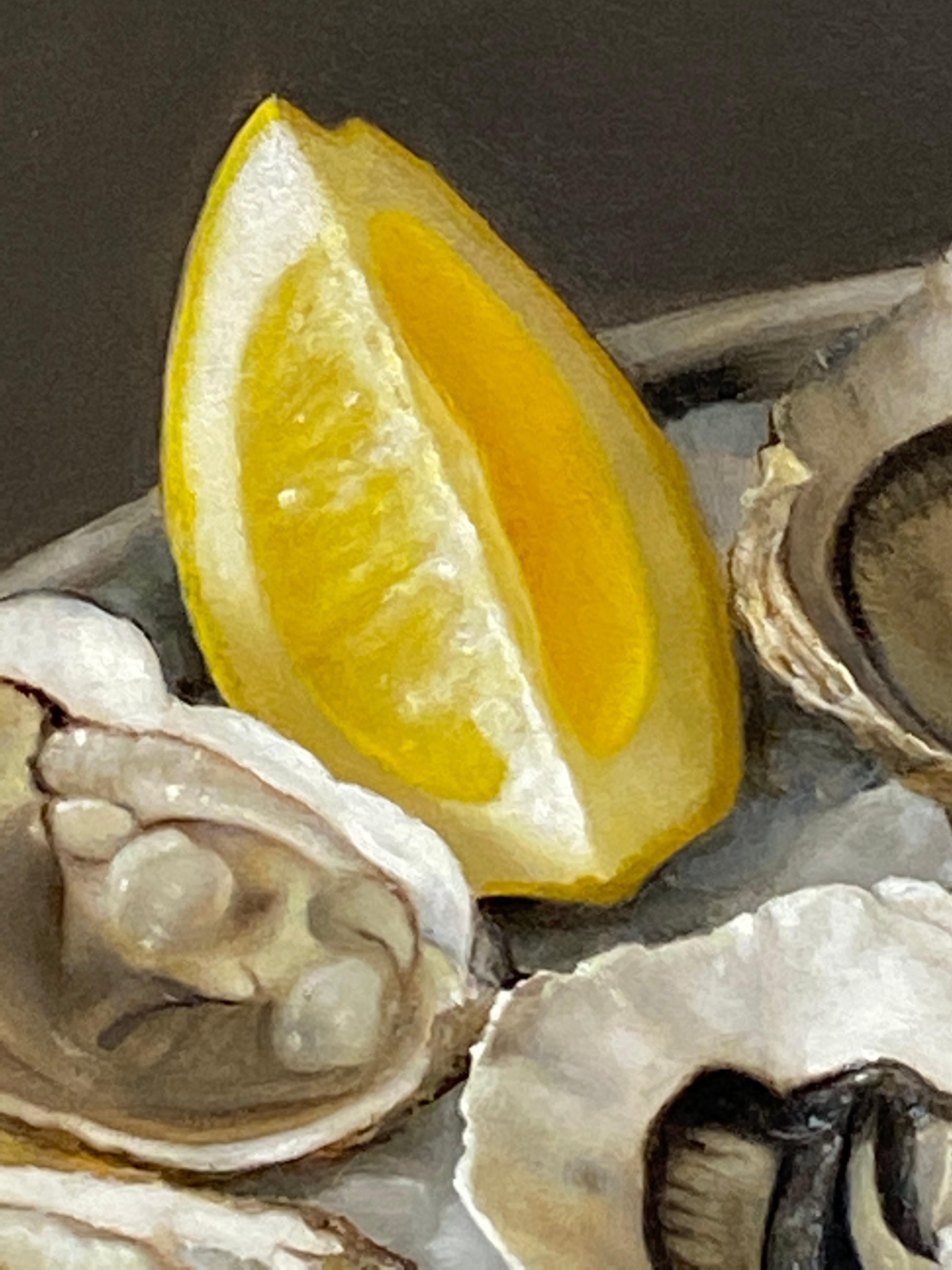 plate of oysters