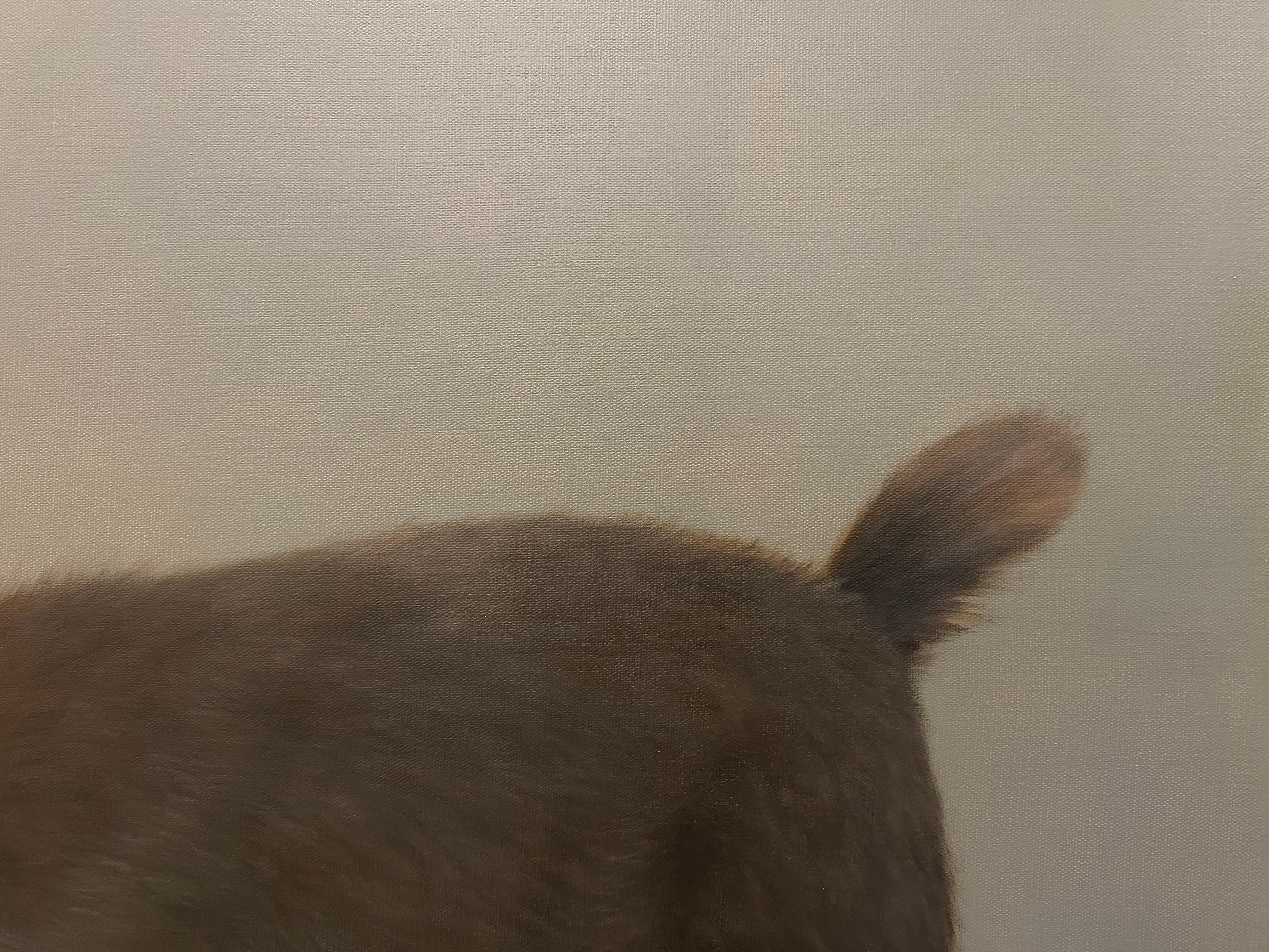 Bart Koning
Reindeer Calf
115 x 110 cm
Oil on linen

We're proud to introduce Dutch/ German artist Bart Koning.

Incredibly clever how the originally Dutch Bart Koning knows how to make all subjects his subject in a completely unique way.

Shortly