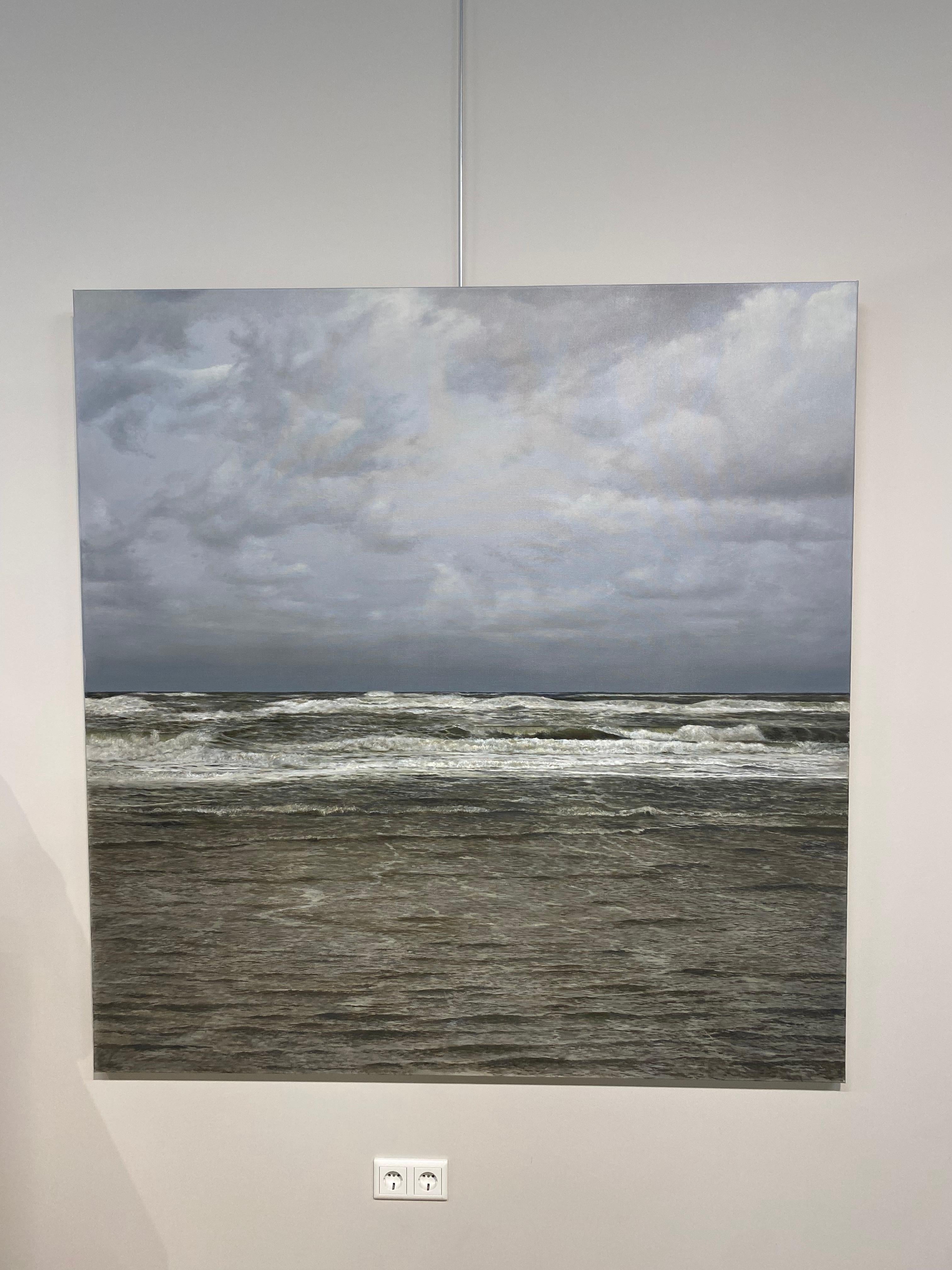 Meer I - 21. Jahrhundert Zeitgenössische Malerei des Ozeans – Painting von Bart Koning
