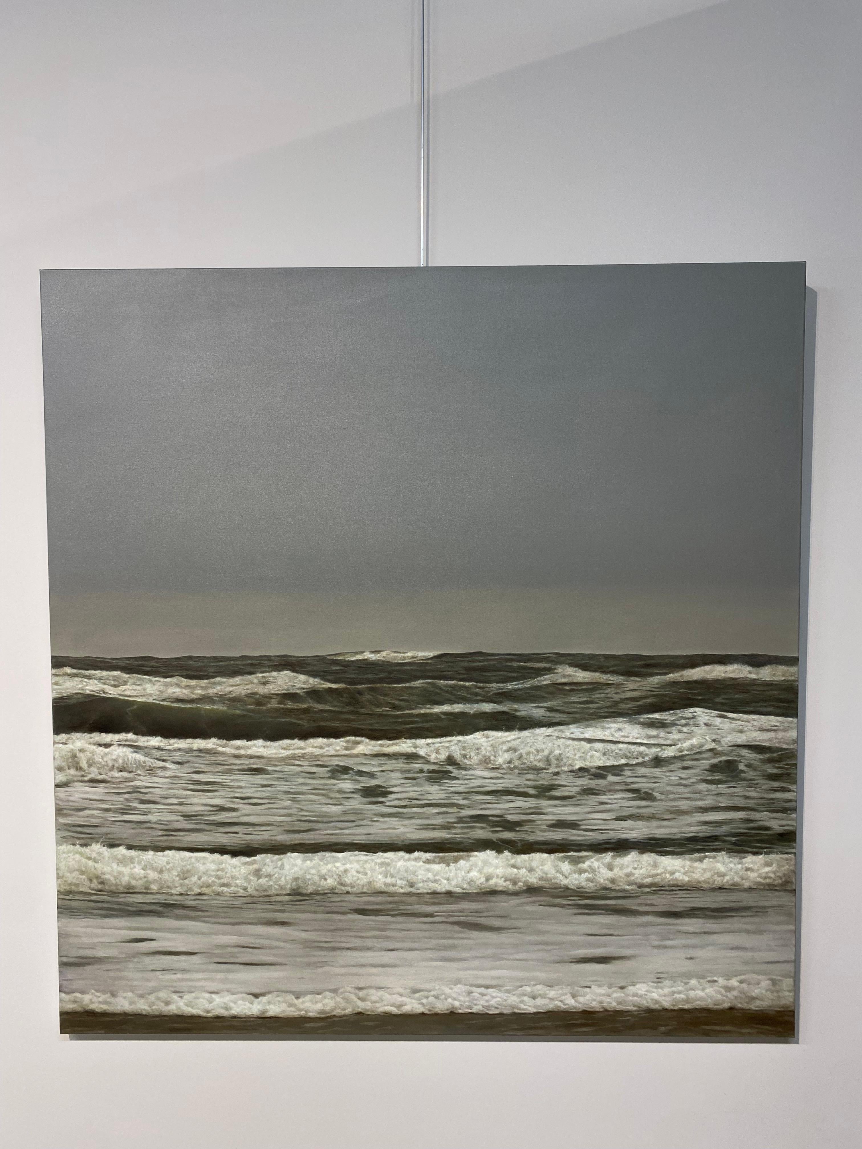 Meer III - Zeitgenössische Malerei des 21. Jahrhunderts des Ozeans – Painting von Bart Koning