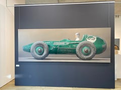 Vanwall- 21st Century Hyper Realistic Stilllife painting of a Vanwall racing car