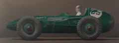 Vanwall- 21st Century Hyper Realistic Stilllife painting of a Vanwall racing car