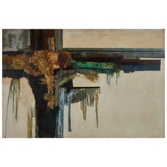 Bart Miller 1969 Mixed-Media Painting