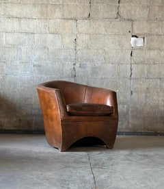 Bart Van Bekhoven 
Cocoon
 Leather Lounge Chair