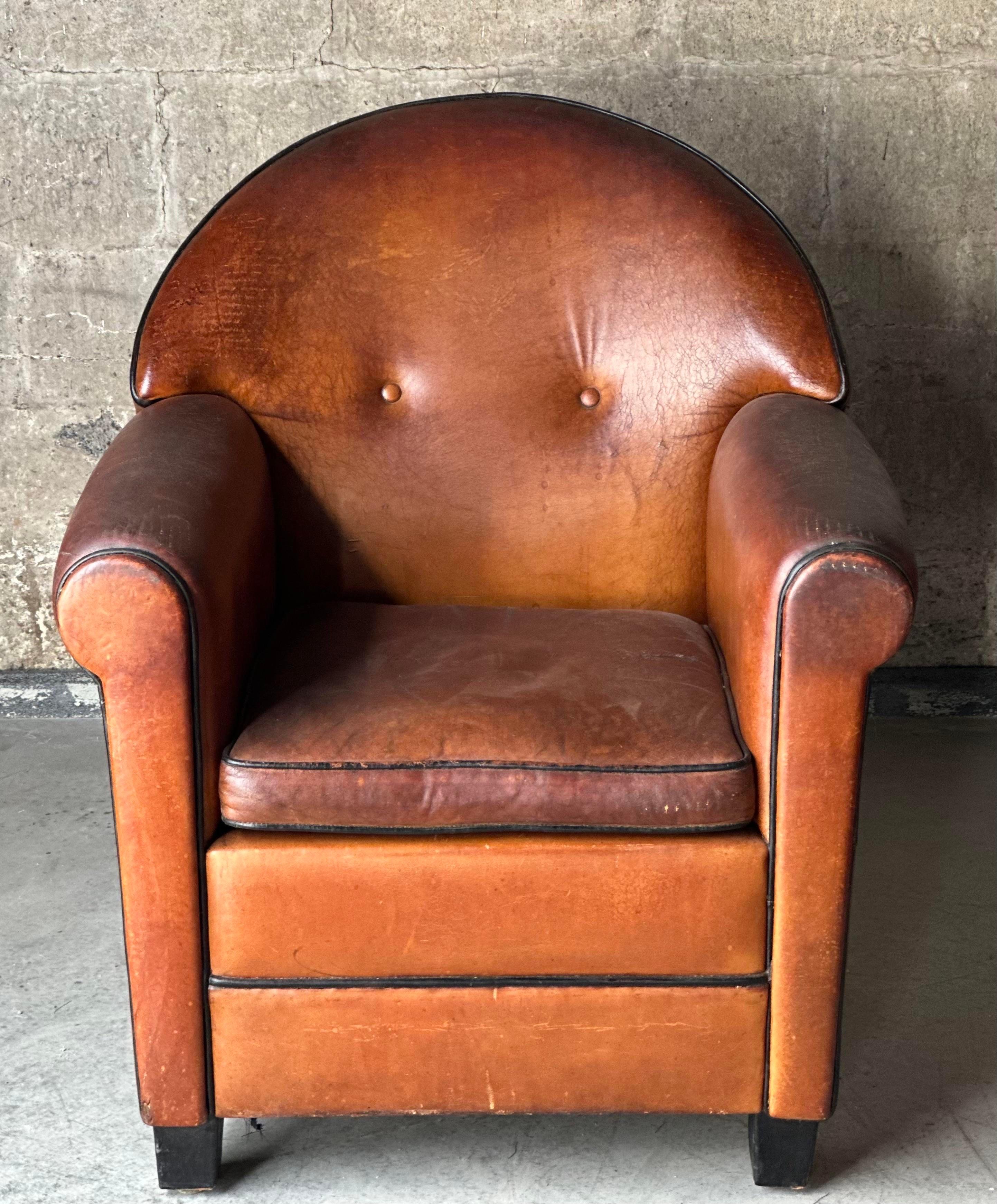 Leather Bart Van Bekhoven ‘Monet’ Chairs - a Pair For Sale