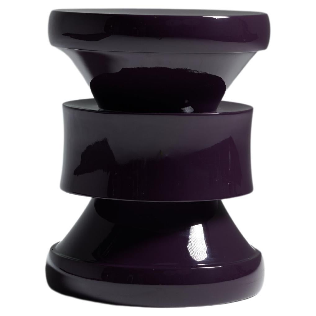 Barth Laqué Stool by Le Berre Vevaud