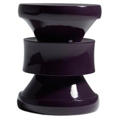 Barth Laqué Stool by Le Berre Vevaud