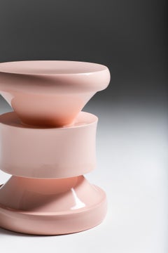 Barth Stool Lacquered, France, Le Berre Vevaud