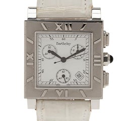Barthelay White Stainless Steel Les Sloanes Women's Wristwatch 31MM