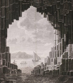 Fingal's Cave,  Staffa Island, off the Coast of Scotland in the Hebrides