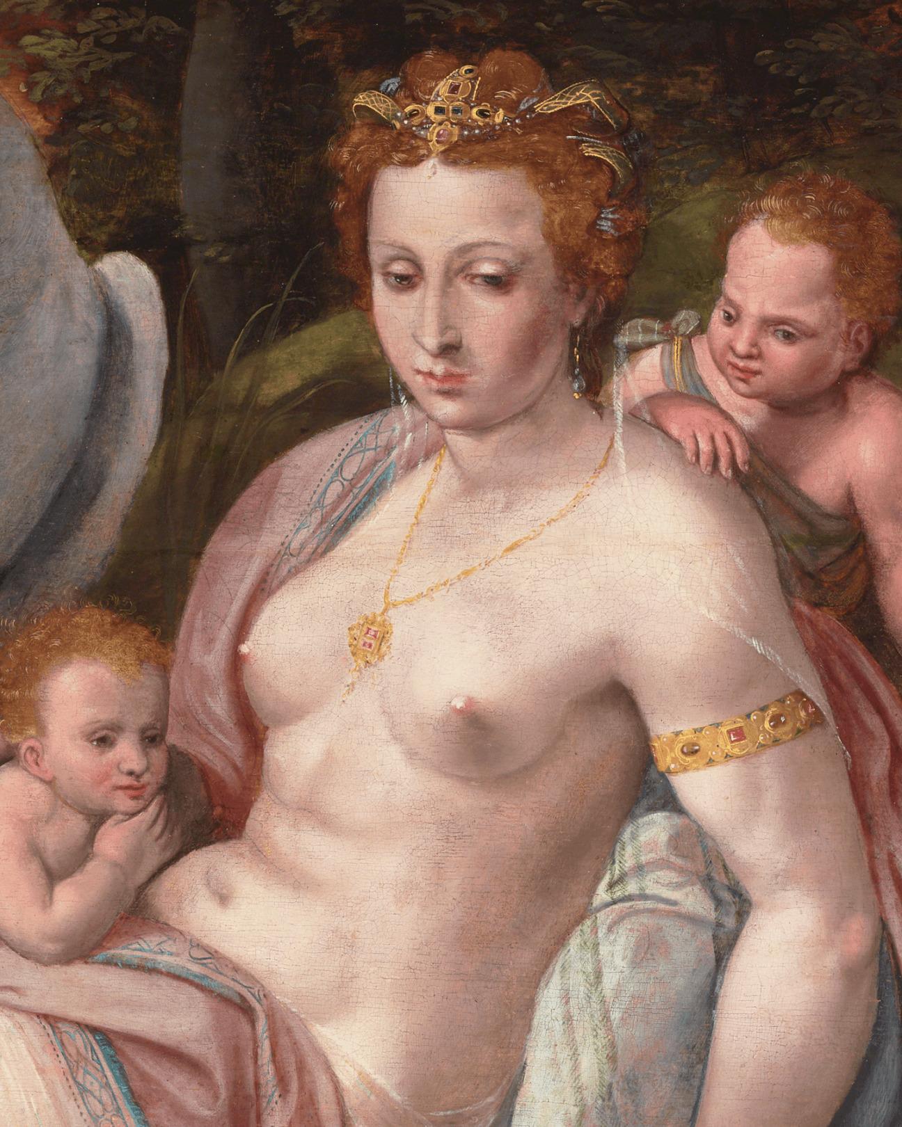 Leda And The Swan By Workshop Of Bartholomaeus Spranger For Sale 3