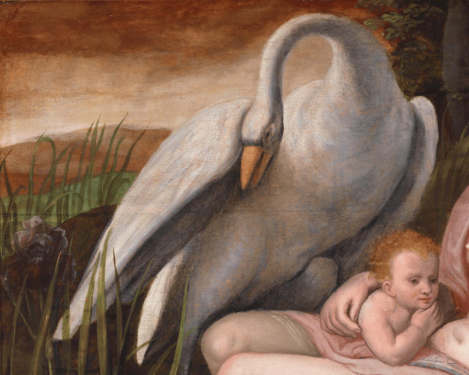 Leda And The Swan By Workshop Of Bartholomaeus Spranger For Sale 4