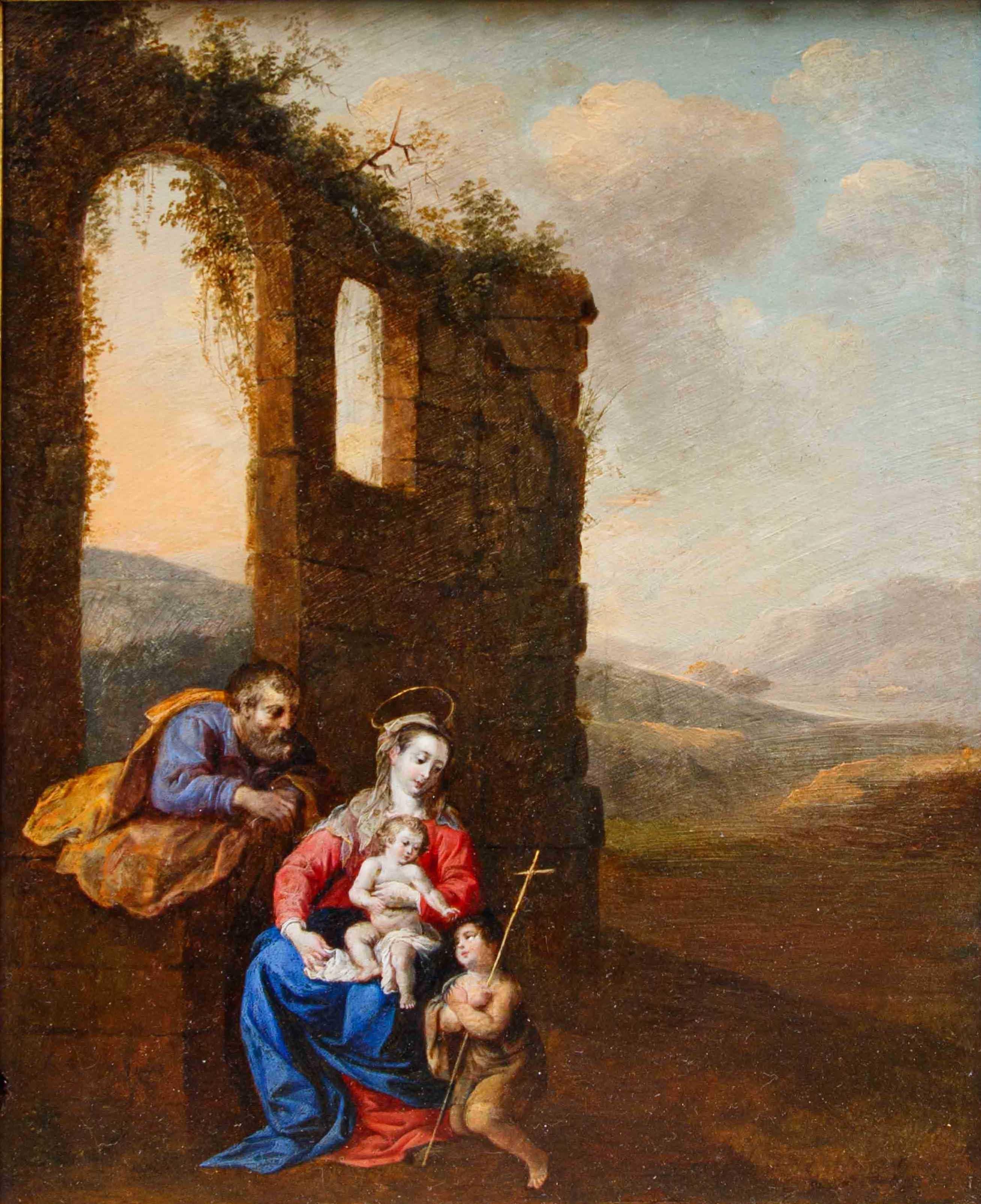 Circle of Bartholomeus Breenbergh, Holy Family For Sale 6