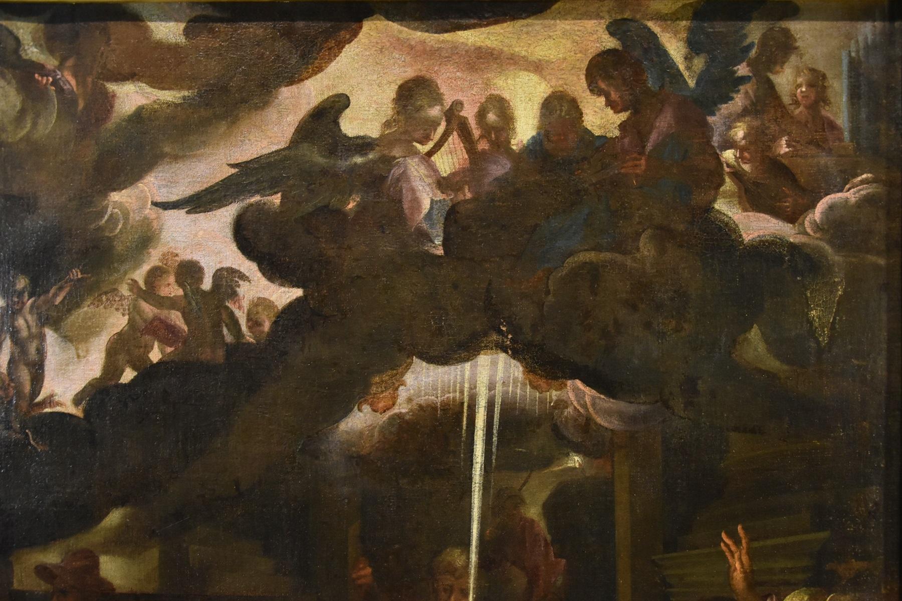 Adoration Shepherds Spranger 16/17. Jahrhundert Gemälde Öl auf Leinwand Alter Meister im Angebot 14