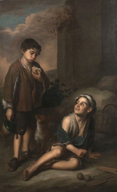 Peasant Children Eating Bread, 18th Century