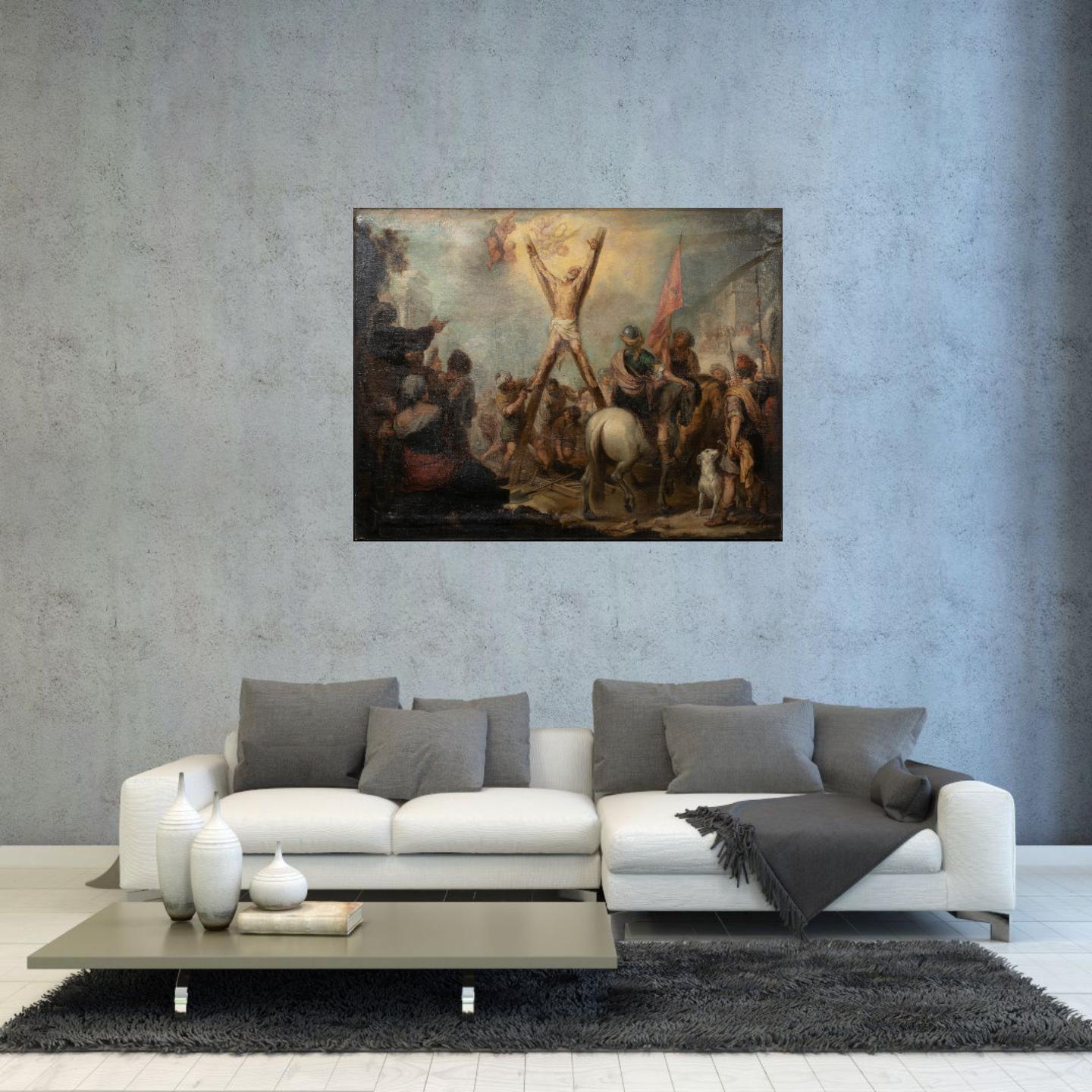 The Martyrdom Of Saint Andrews, 19e siècle en vente 3