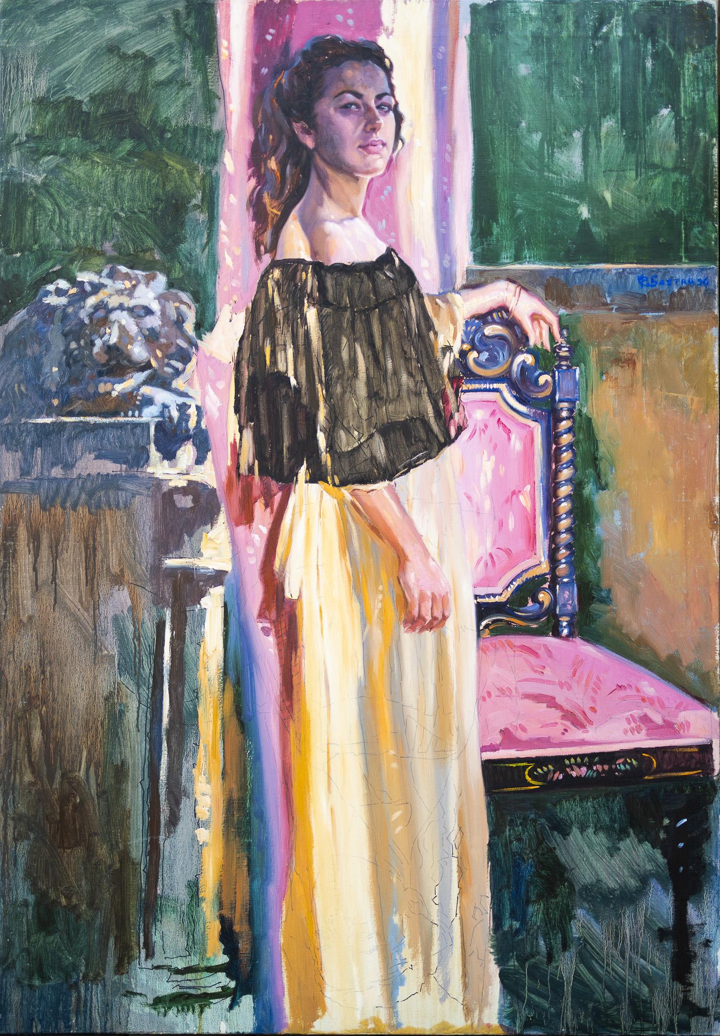 Bartolome Sastre Portrait Painting - Portrait of a Woman