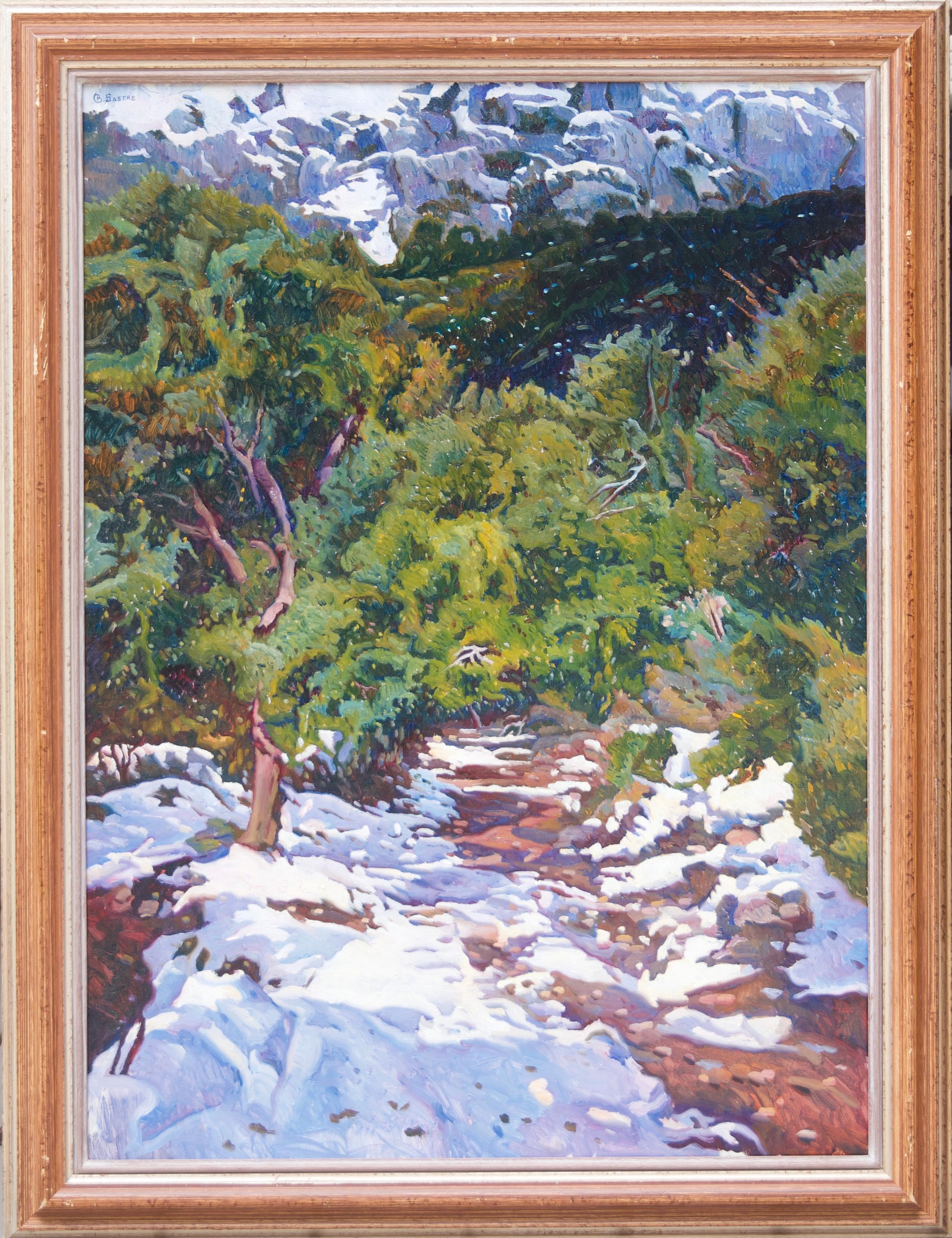 Bartolome Sastre Landscape Painting - Nieve en Mallorca