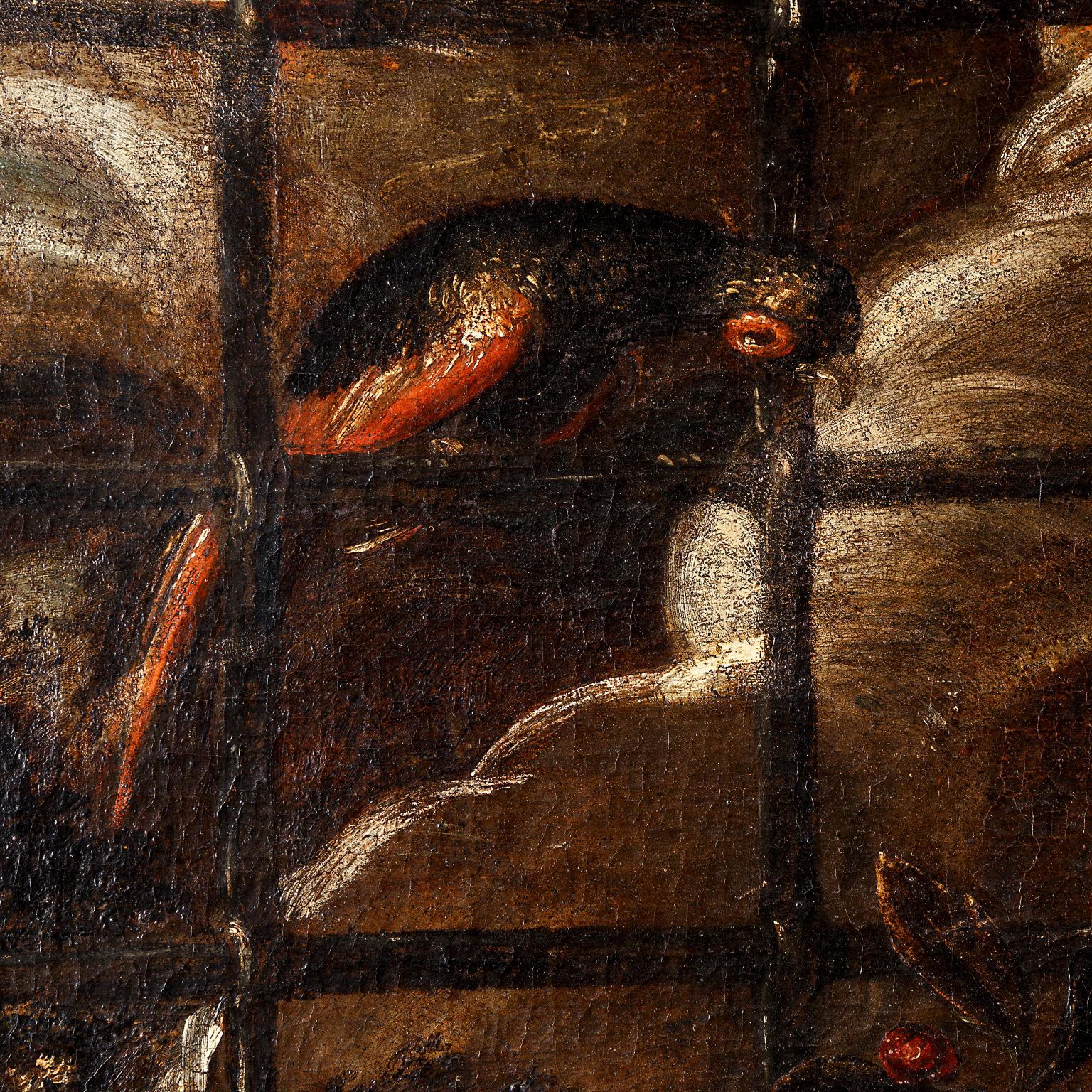 Natura morta,  XVII secolo - Painting Altro stile artistico di Bartolomeo Arbotori