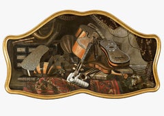 Still life with musical instruments (pair)