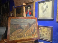 Bartolomeo Butori, Lucca, Mythical Theme with Dragon.u2028Dated 1950
