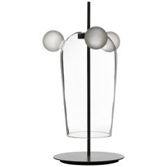 Bartolomeo, Melogranoblu, Table Lamp, Clear Glass, Frosted Glass